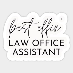 Law Office Assistant Gift Idea For Him Or Her, Thank You Present Sticker